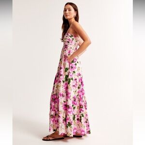 Abercrombie & Fitch Emerson Strapless Maxi Dress S